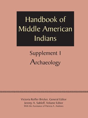 cover image of Supplement to the Handbook of Middle American Indians, Volume 1